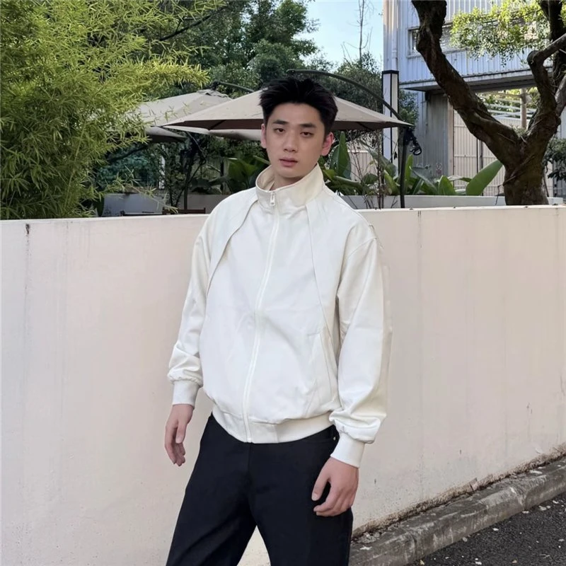 美式三防立领夹克男款秋季痞帅防水机能冲锋衣户外设计感登山外套