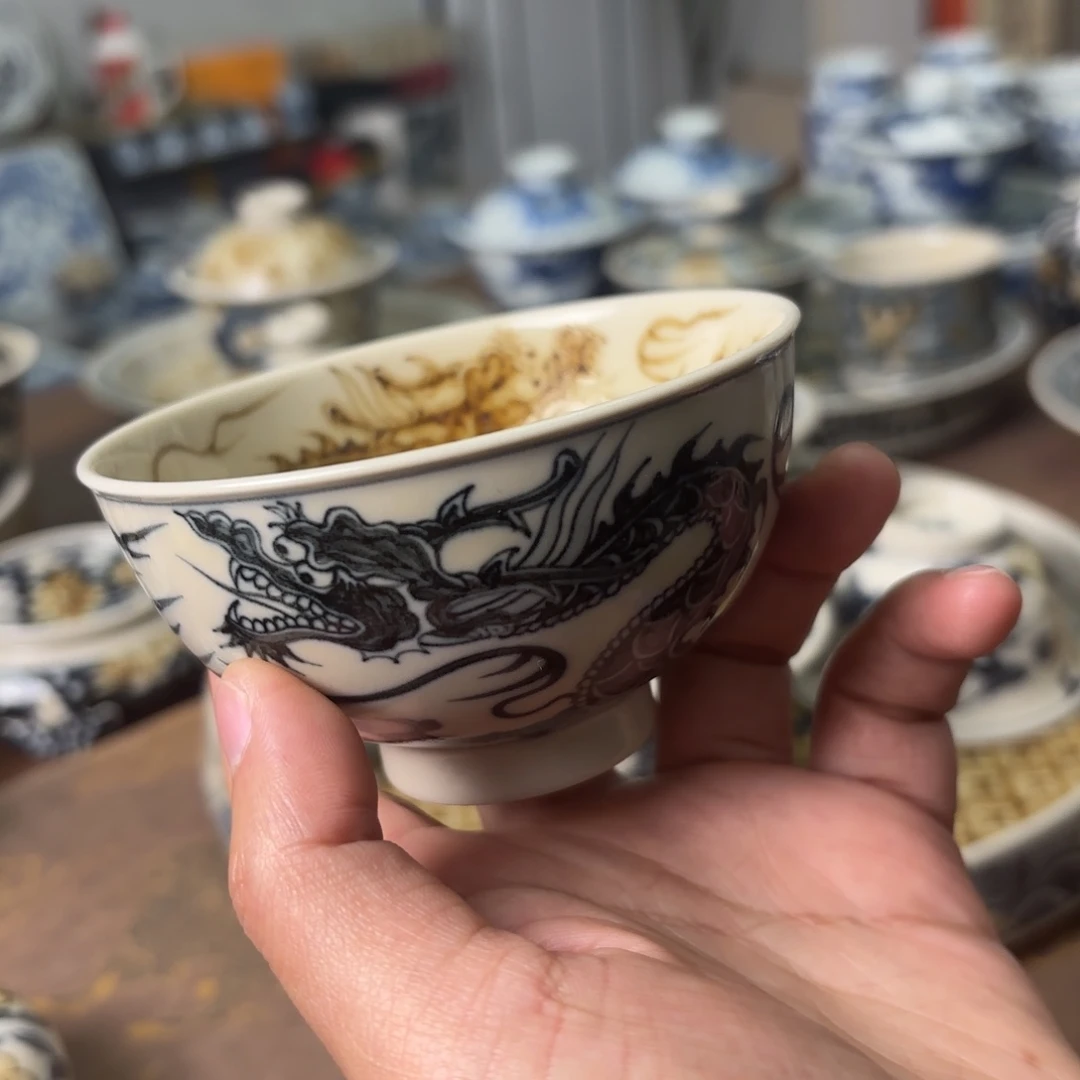 陶瓷摆件景德镇手绘茶器
