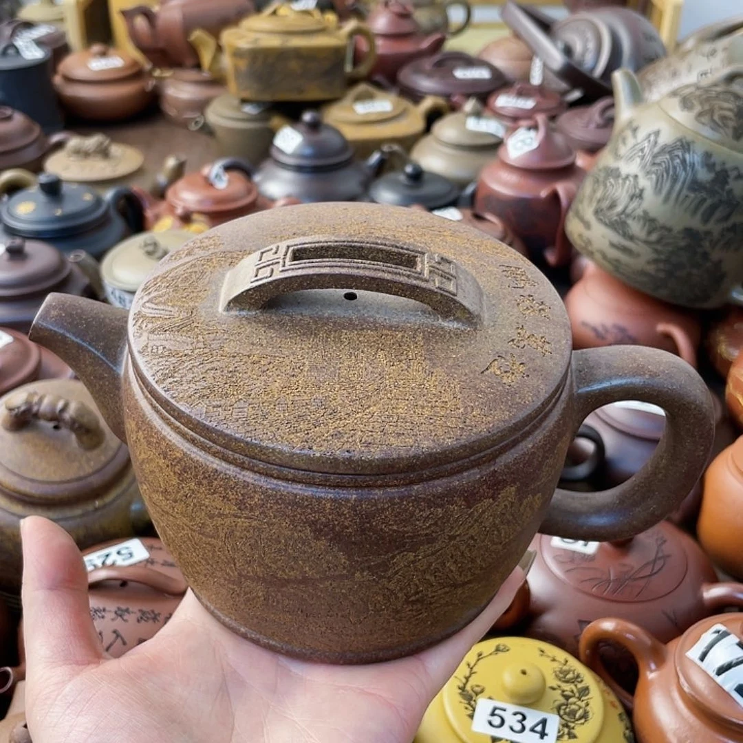 茶壶紫砂大*代紫砂微瑕