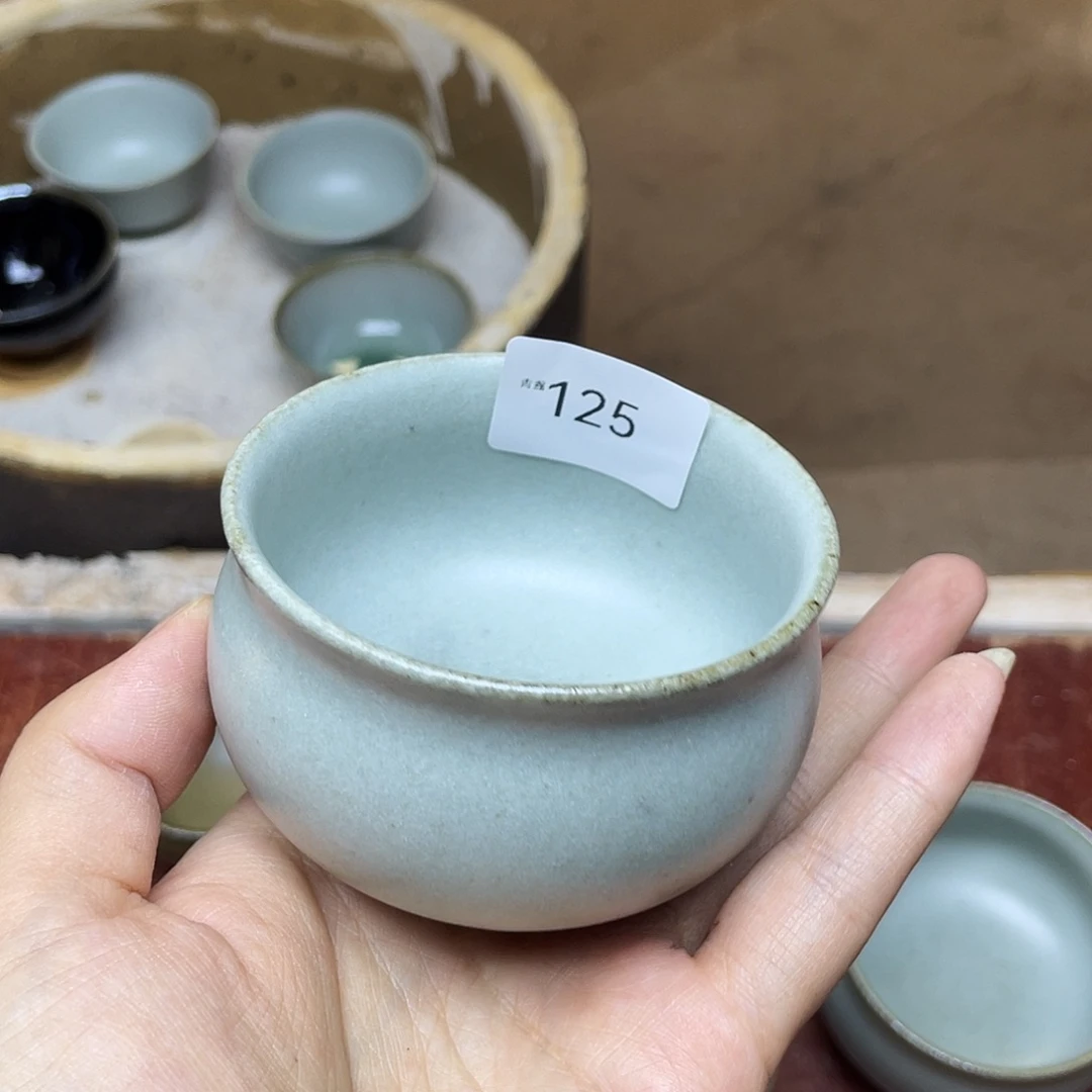 茶盏125 福临号建盏柴烧薄胎微瑕