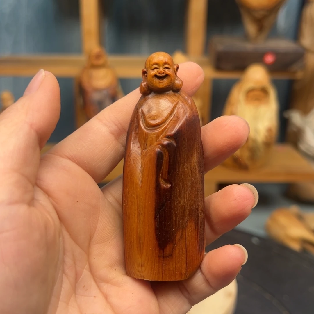木用****9崖柏木摆件手把件