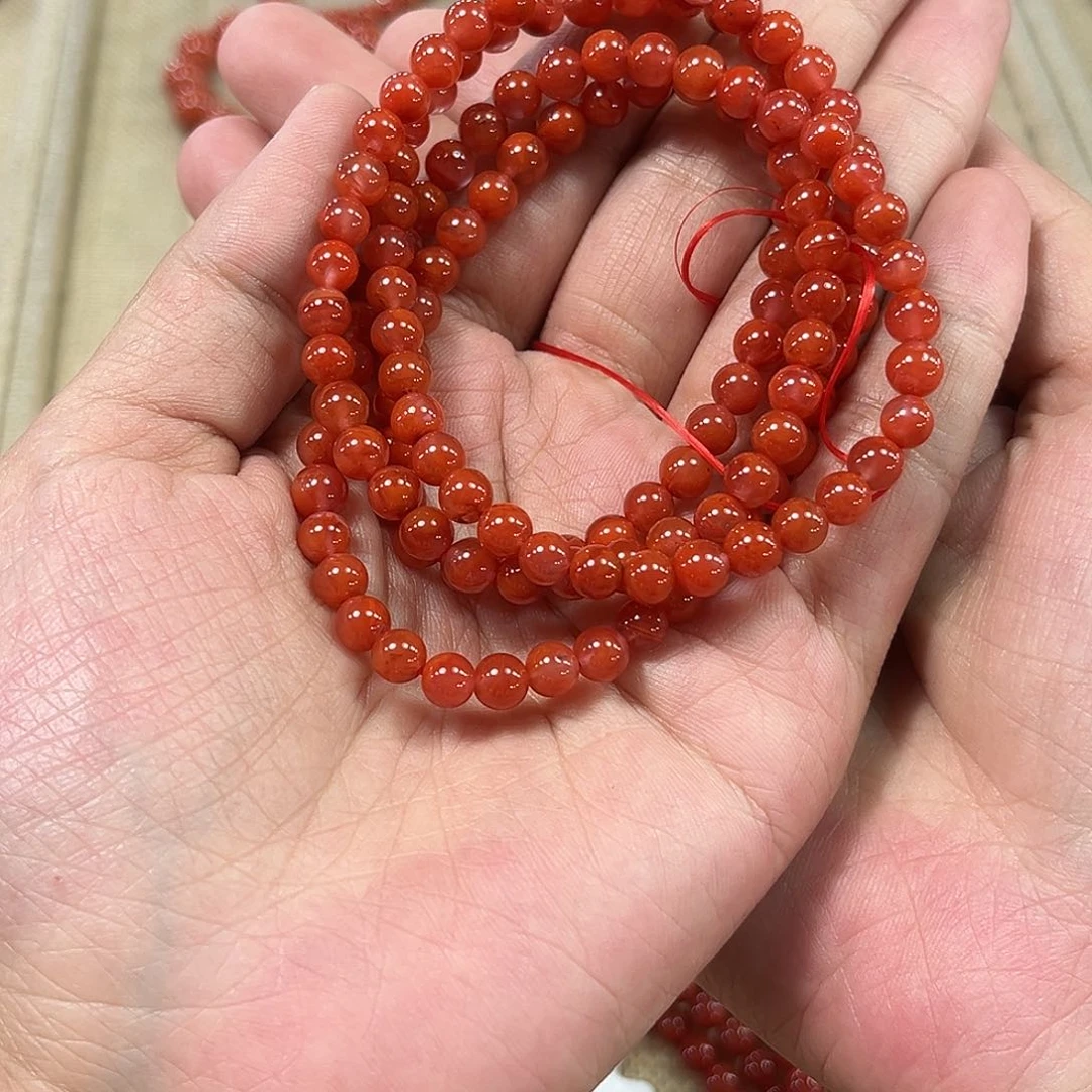 手链未镶嵌南红玛瑙南红原矿多圈5+W