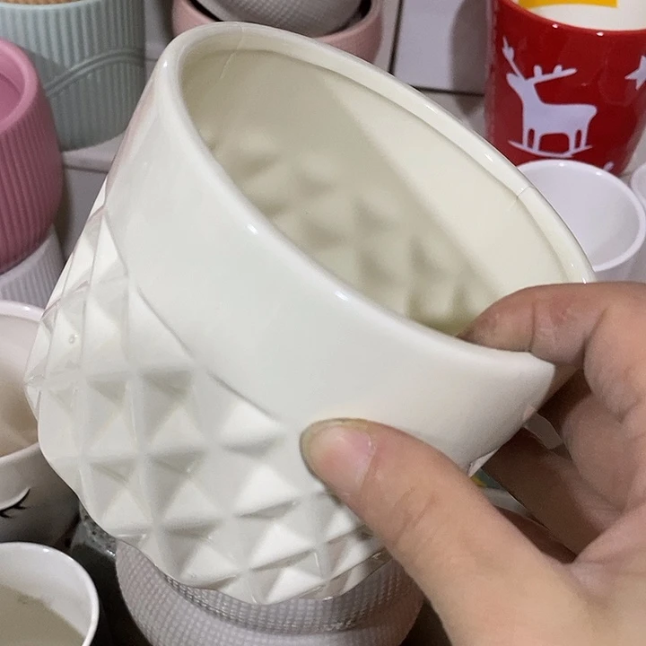 摆件陶陶盆有孔 瑕疵介意勿拍