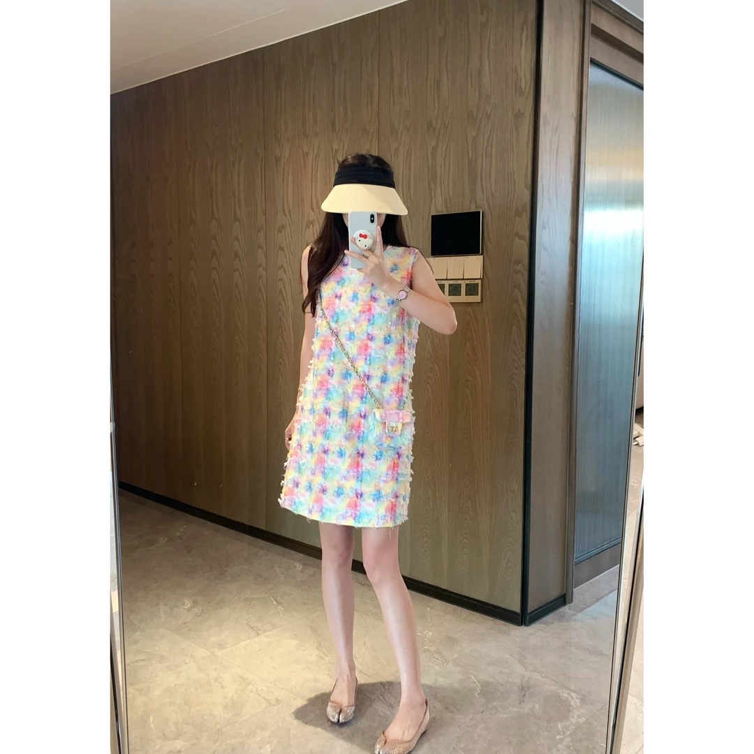 小香连衣裙（配包包）  250569