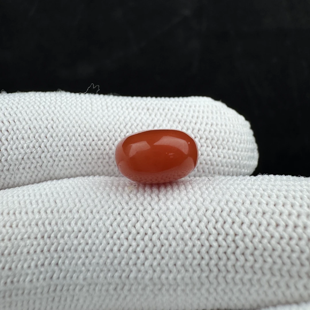 P2037天然南红 扣子11.4*7.3mm支持复检 假一罚四