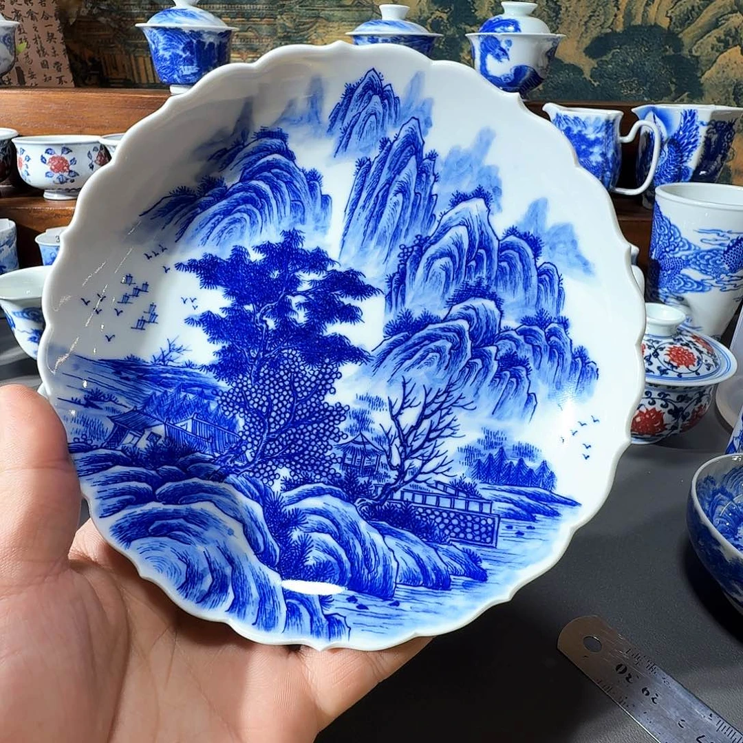 石***板泥塑壶承手工手绘