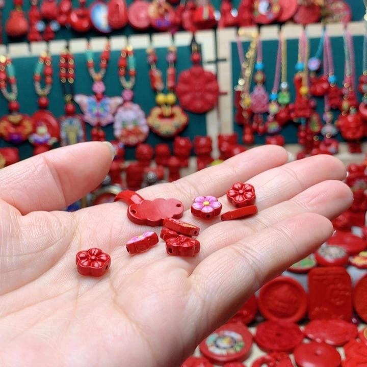 天然辰砂工艺品朱砂配件