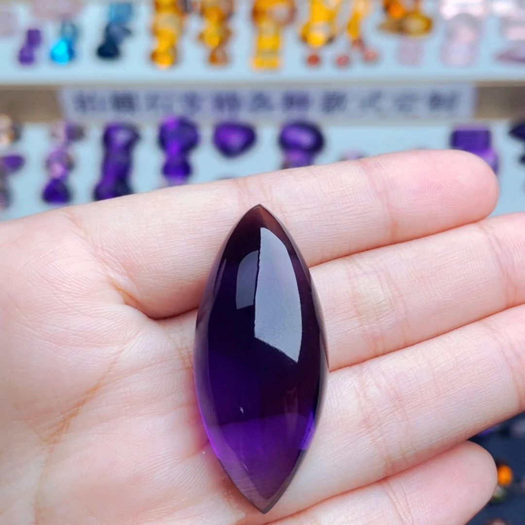 未镶嵌水晶珠宝半成品天然保真