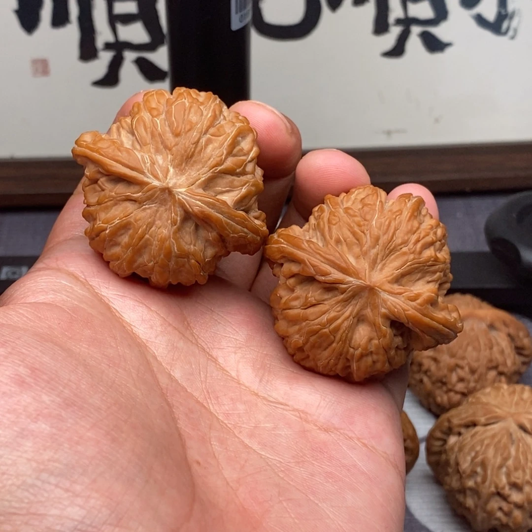 把件文玩核桃全品极品正磨44➕