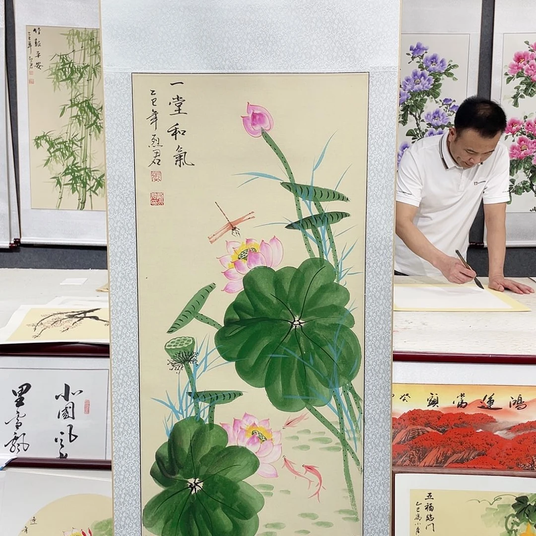 国画手绘作品手绘作品
