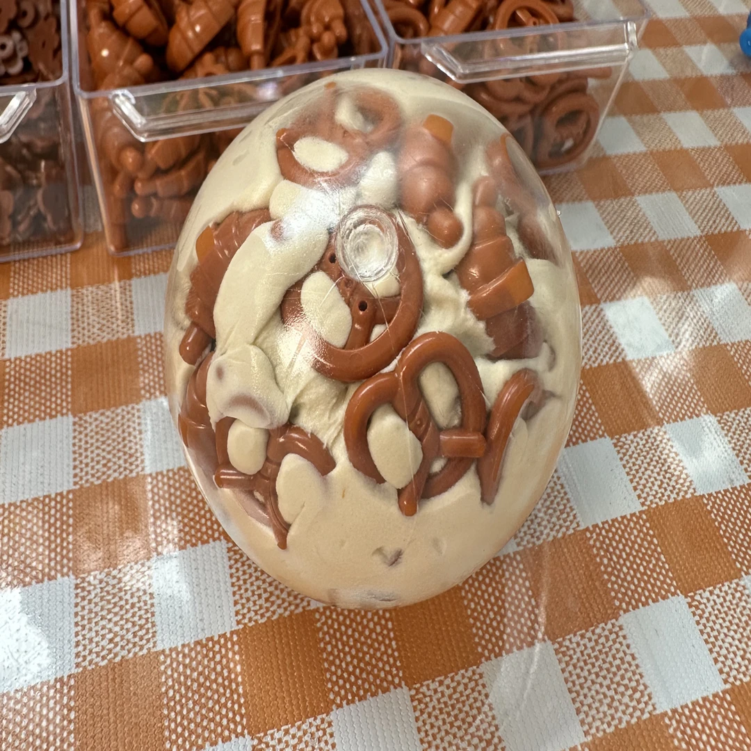 面包脑袋手作球环子diy创意手作球解压玩具一起玩泥捏捏