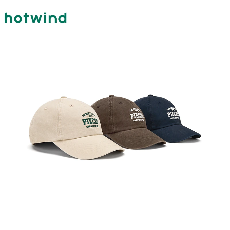 热风2025年秋季新款水洗棒球帽P001Z25302帽子户外时尚鸭舌帽百搭
