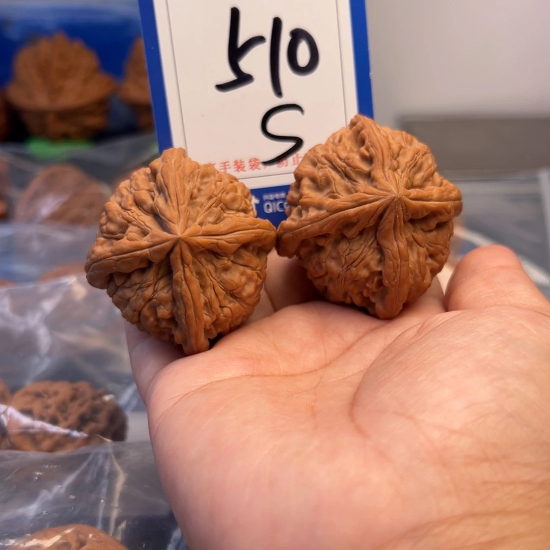 把件桃核510号玉玺四棱48
