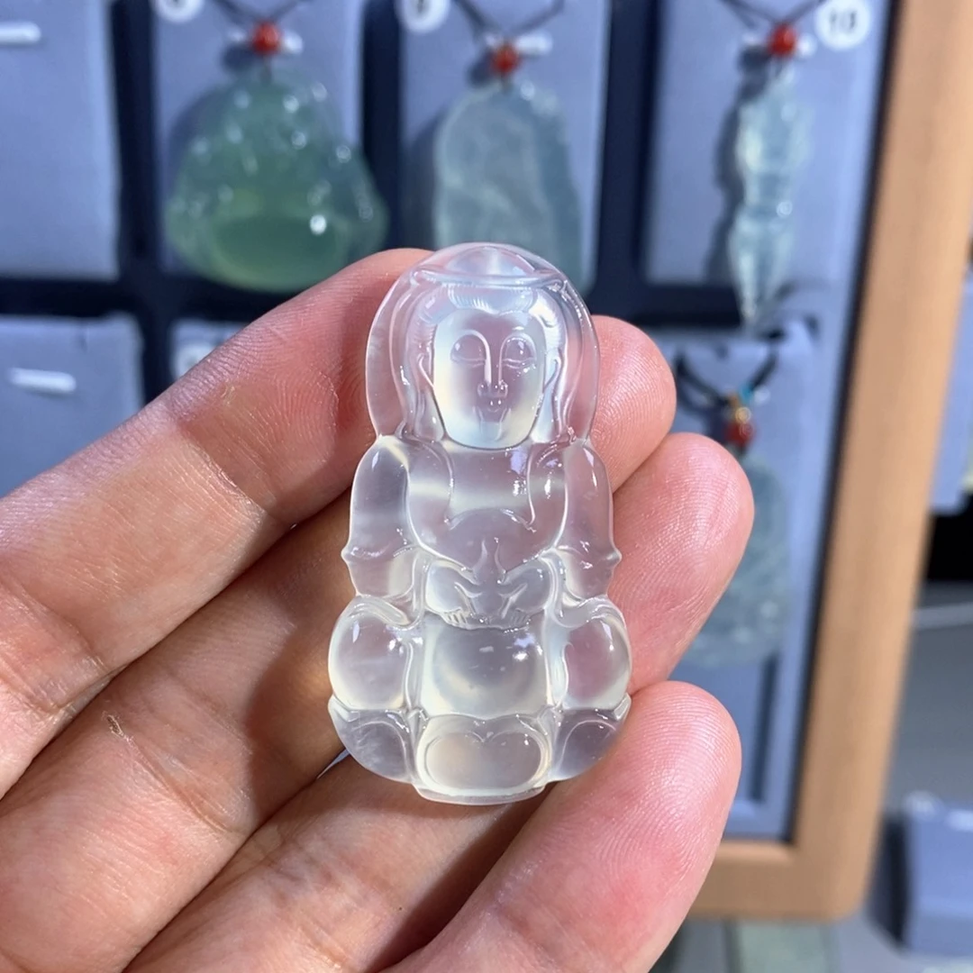 未镶嵌岫玉吊坠吊坠