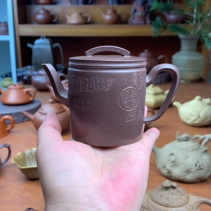 茶壶紫砂半手工精工容量150