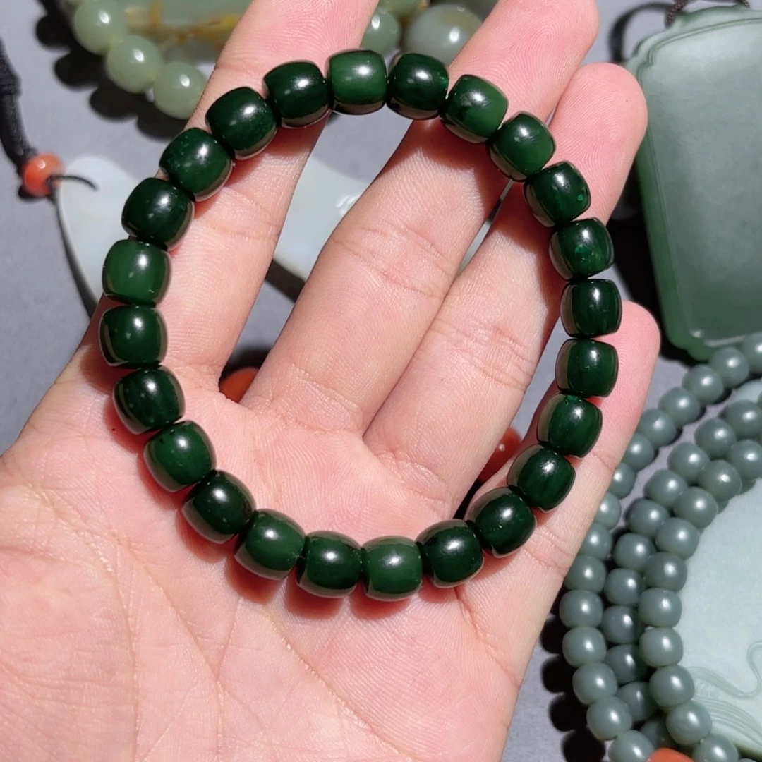 和田玉手链未镶嵌