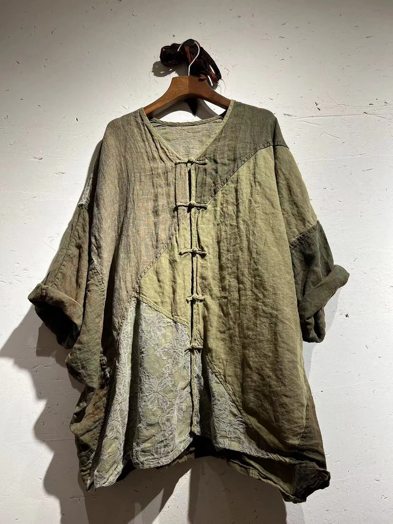 小红分享-衣路38527春季新款麻料连衣裙