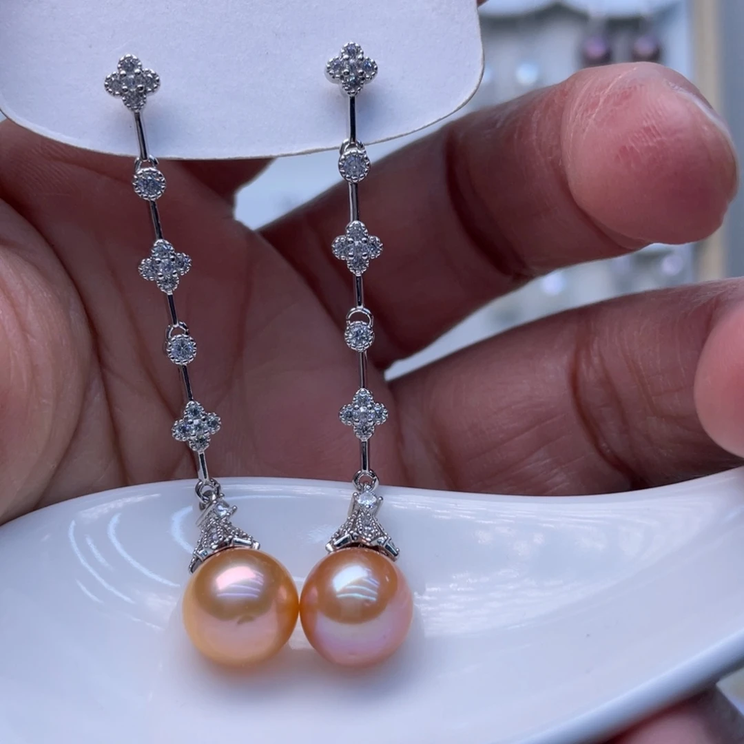 未镶嵌淡水珍珠耳饰