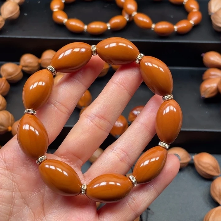 刘***晨橄榄核手串/手链鹅蛋1525