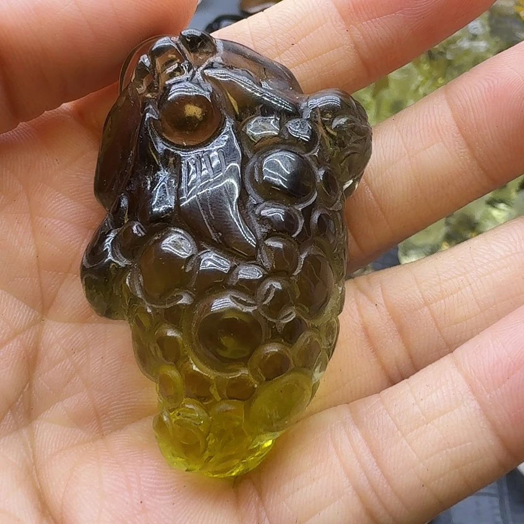 水晶珠宝半成品未镶嵌金蟾