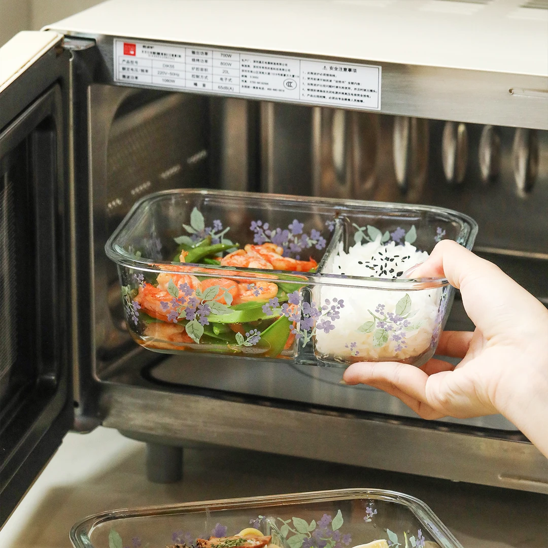 蓝莲花饭盒2025新款上班族当专小学生儿童便用成人大容量食堂打饭