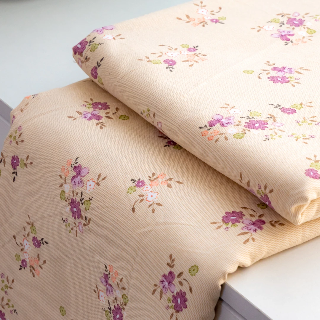 【京かわ会社】磨毛双层纱精品被罩200*230cm闲趣花开