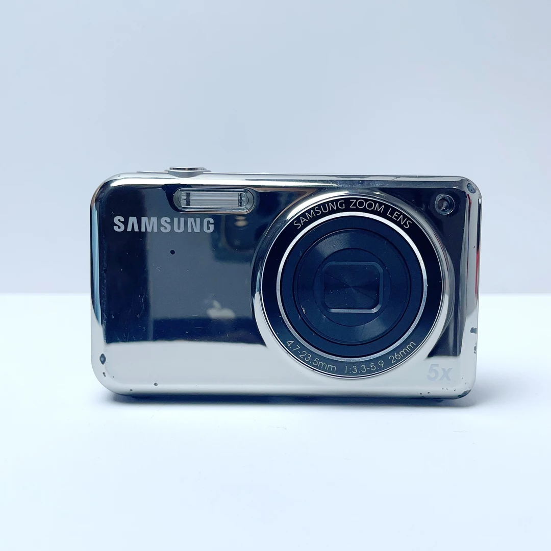 9新 Samsung/三星 pl120银色自拍双面屏带美颜1400万像素ccd