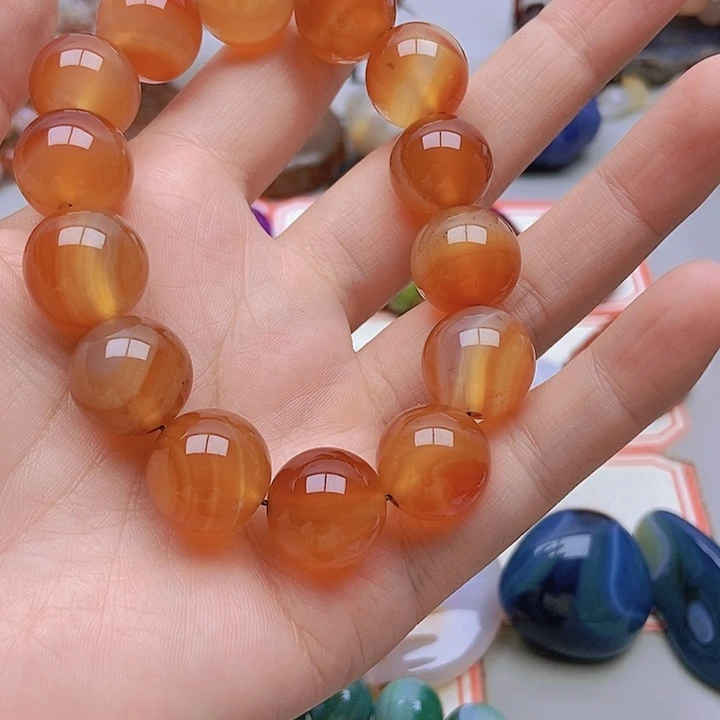 【闪购商品】未镶嵌玛瑙/玉髓珠宝半成品延****啡
