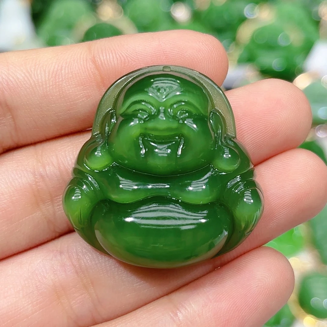 和田玉（碧玉）颈饰未镶嵌