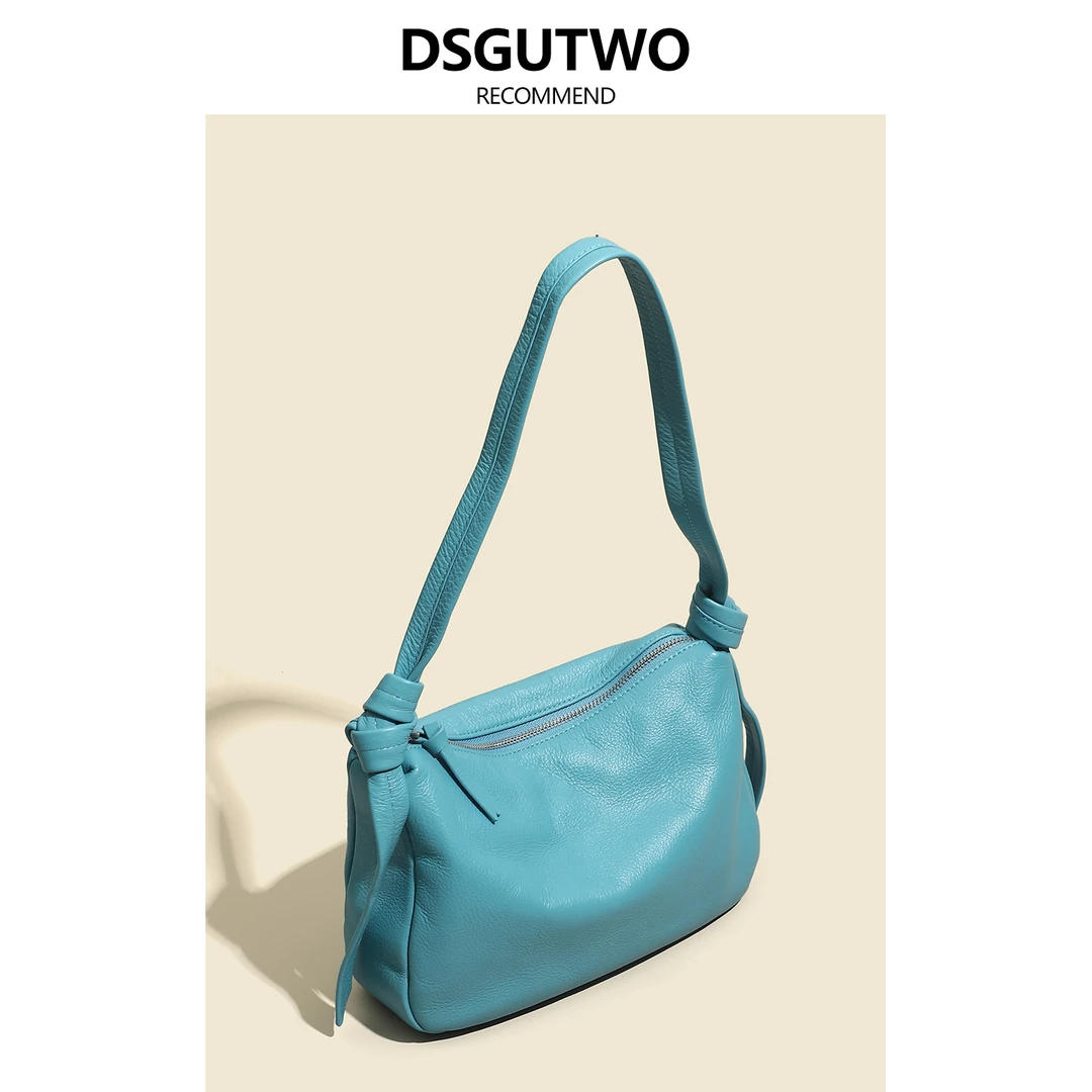 DSGUTWO 小众设计女包头层牛皮单肩腋下高级感轻奢新款手提斜挎包