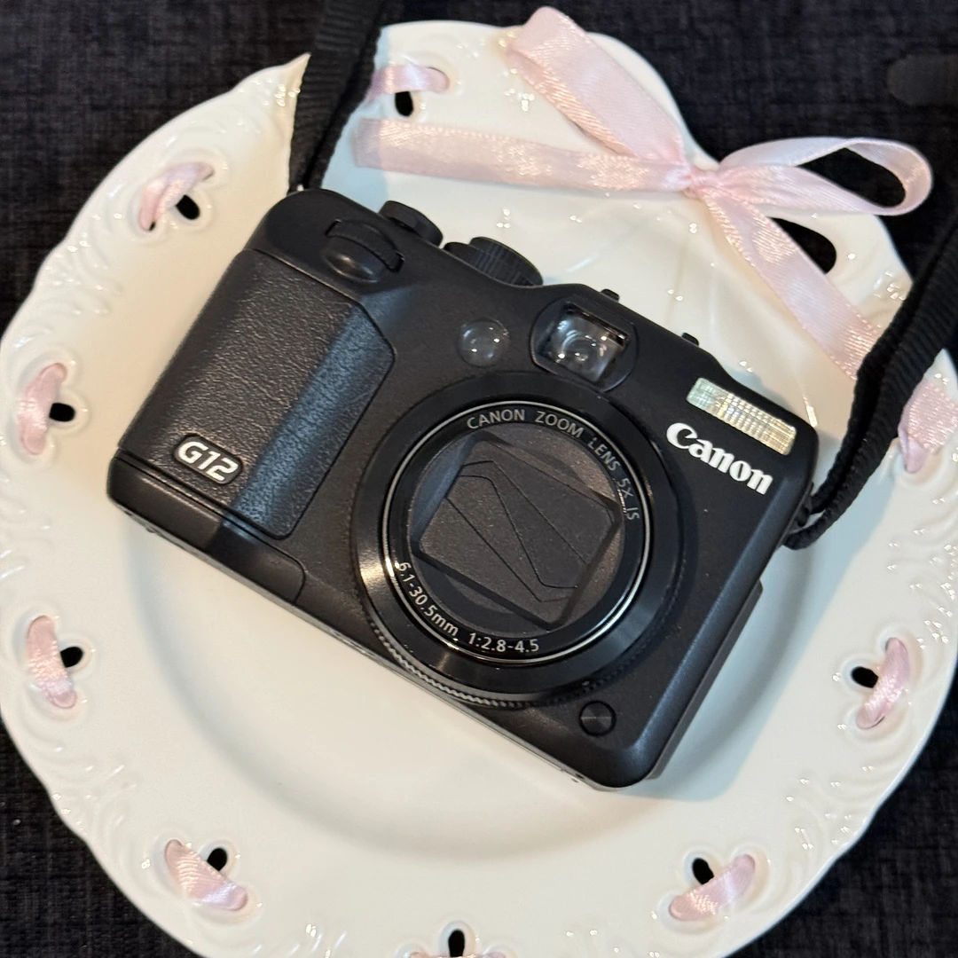 99新 Canon/佳能 G12机皇翻转屏可自拍1000w像素5倍变焦CCD摄影