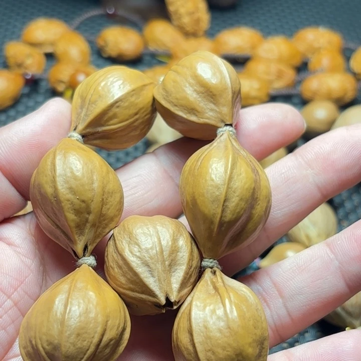橄榄核手串老*味素皮手串