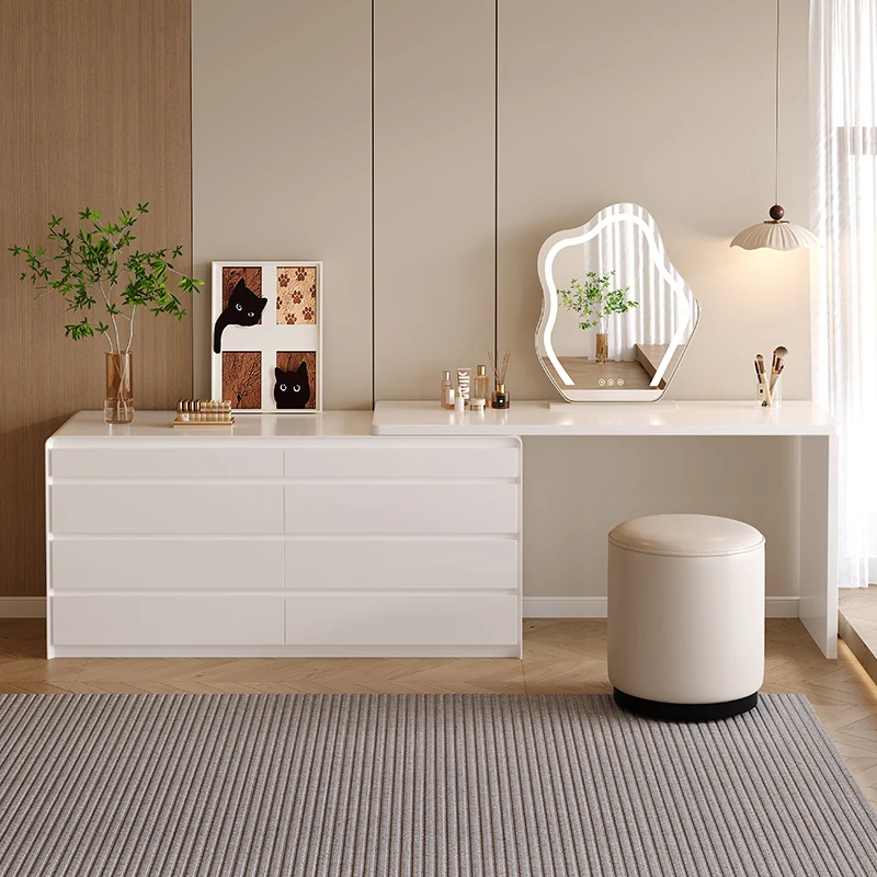 【国补链接】红星美凯龙 梳妆台全实木烤漆斗柜化妆桌一体梳妆台