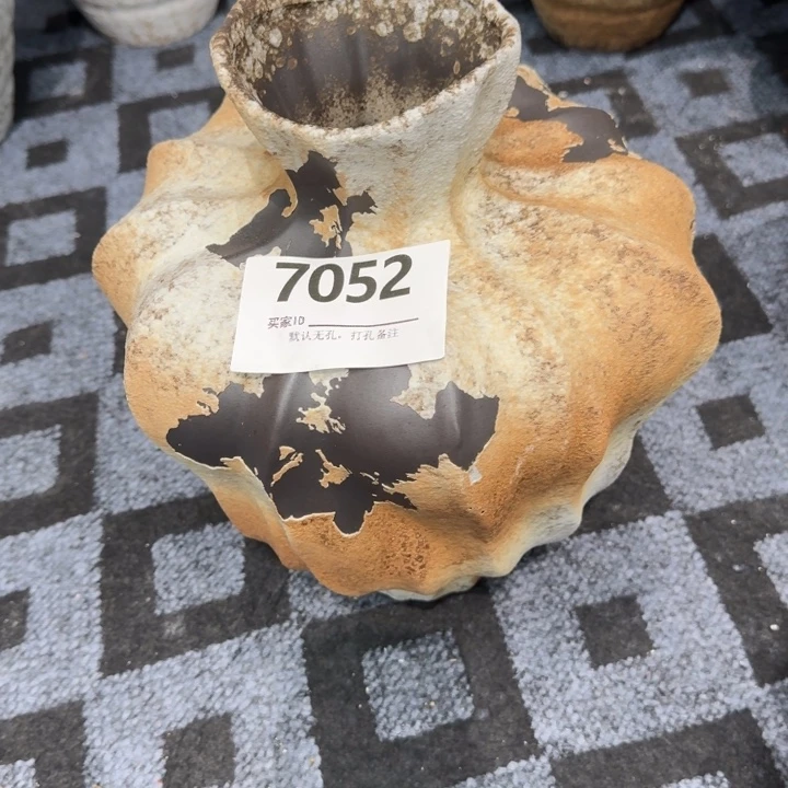 秀***妈瓷片景德镇高温花器编码7052高31口6默认无孔