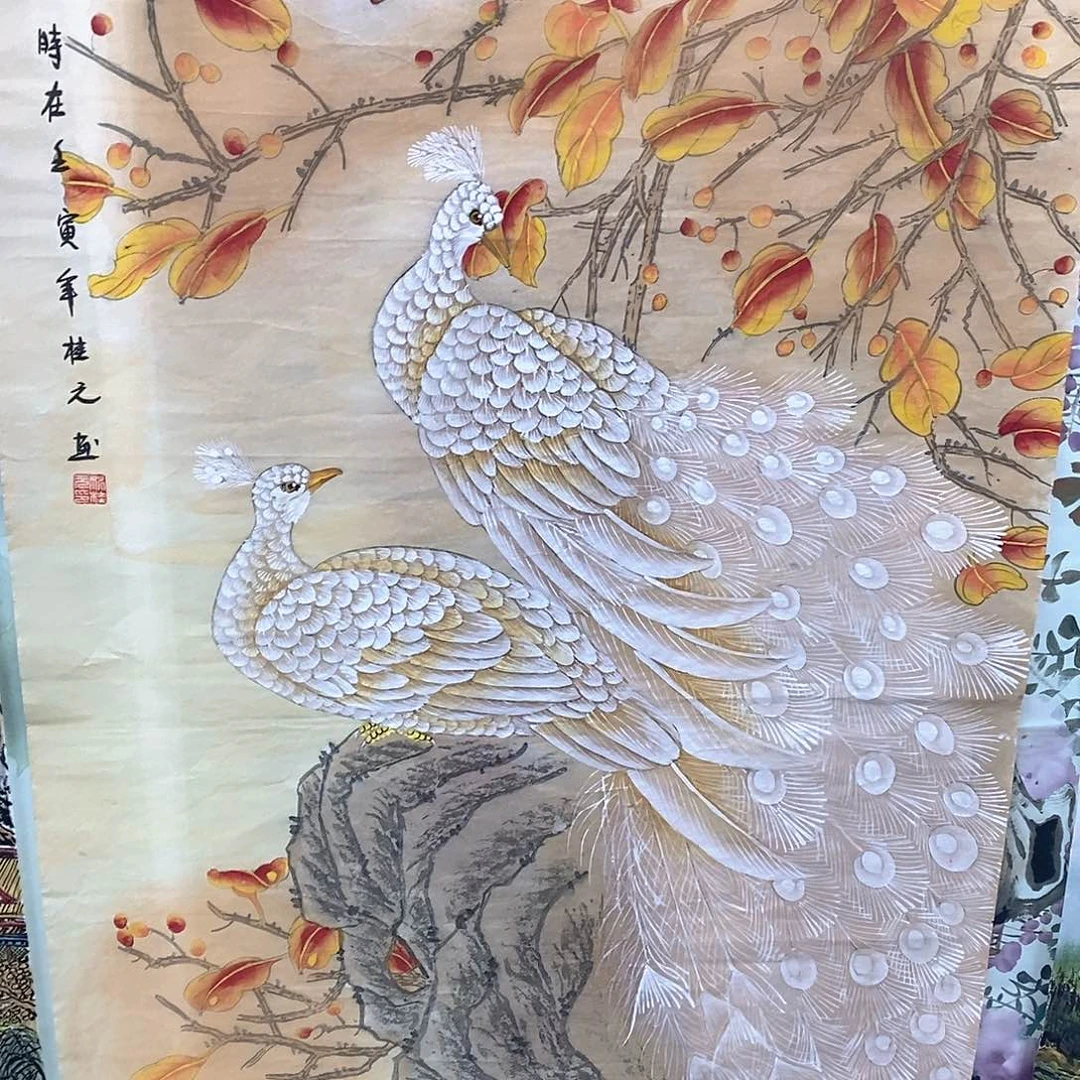 国画国画手绘作品
