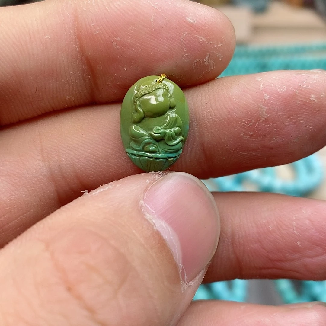 绿松石珠宝奇石未镶嵌