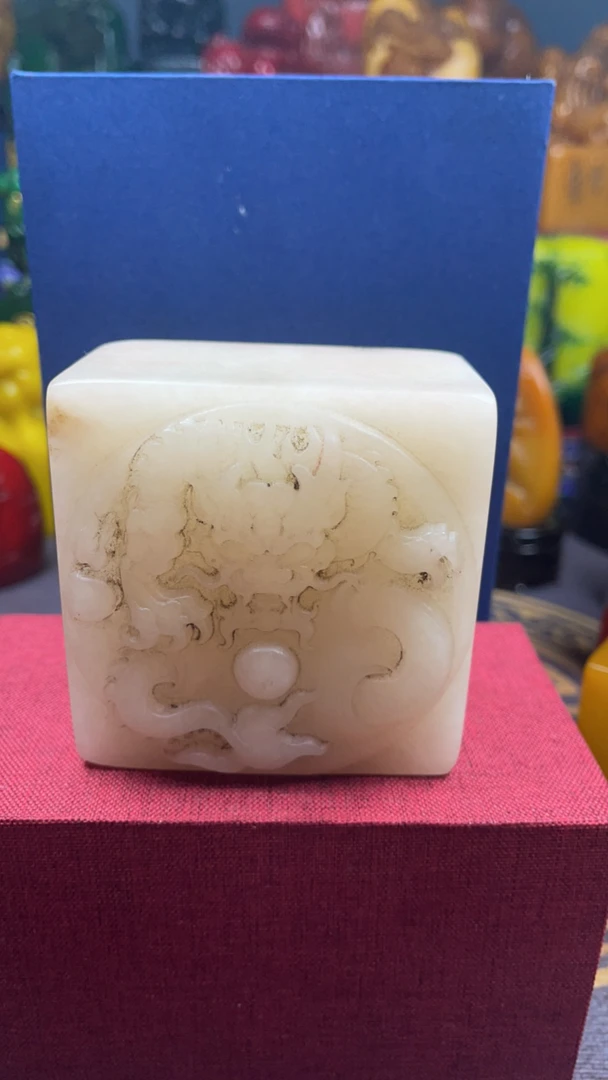 寿山石白芙蓉8*8