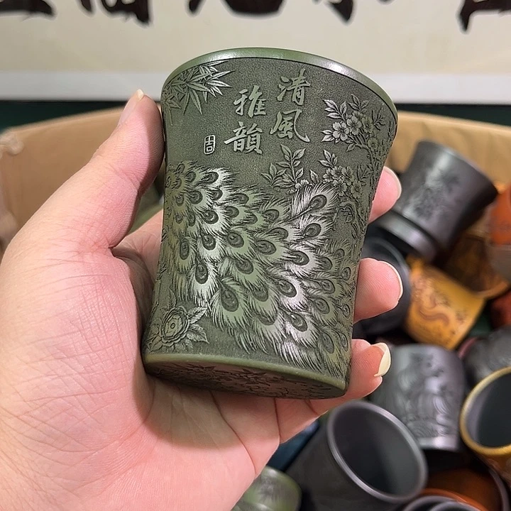 茶杯紫砂全手工紫砂主人杯