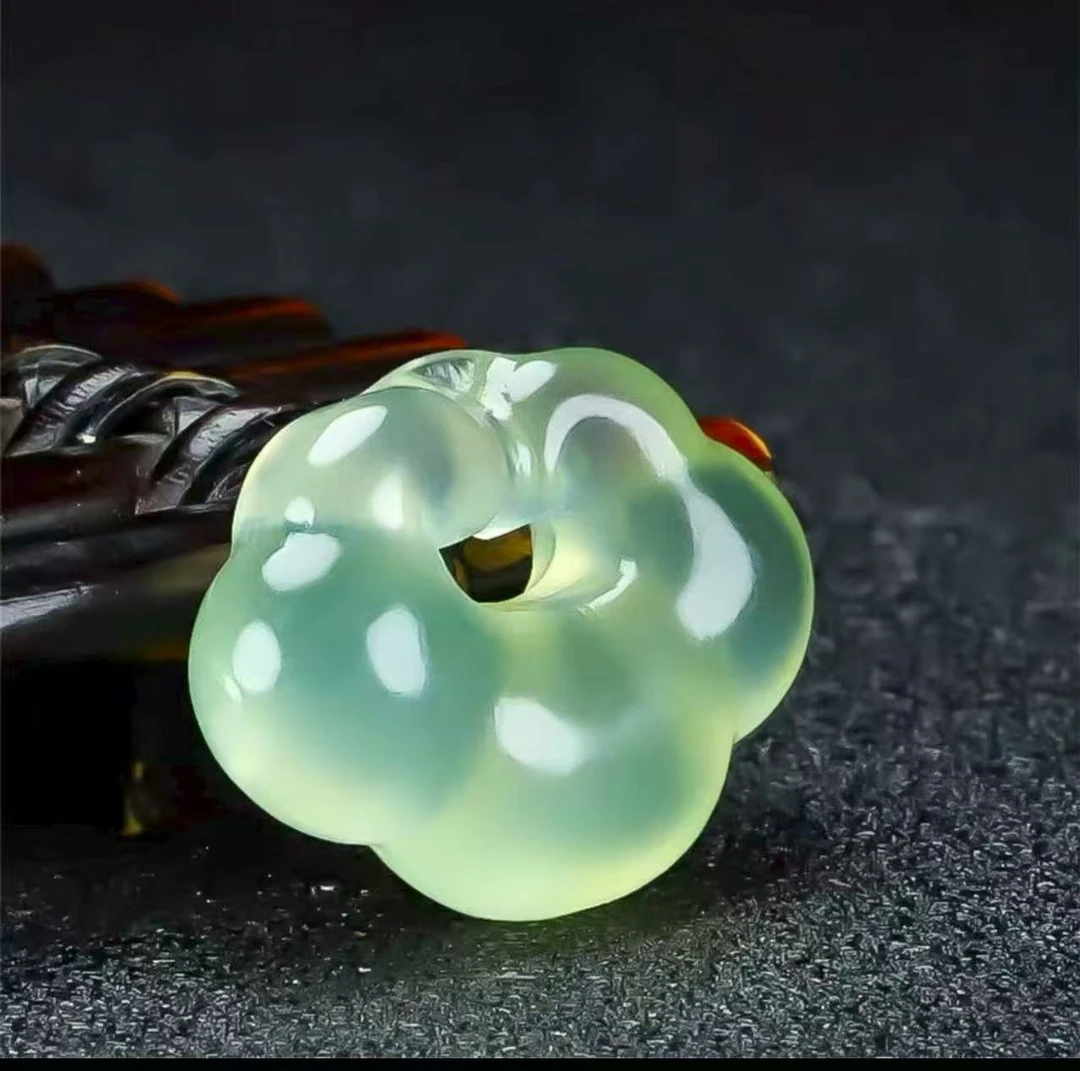 《抖音质检》纯天然冰透玉如意多样性随机发其一XL‘’