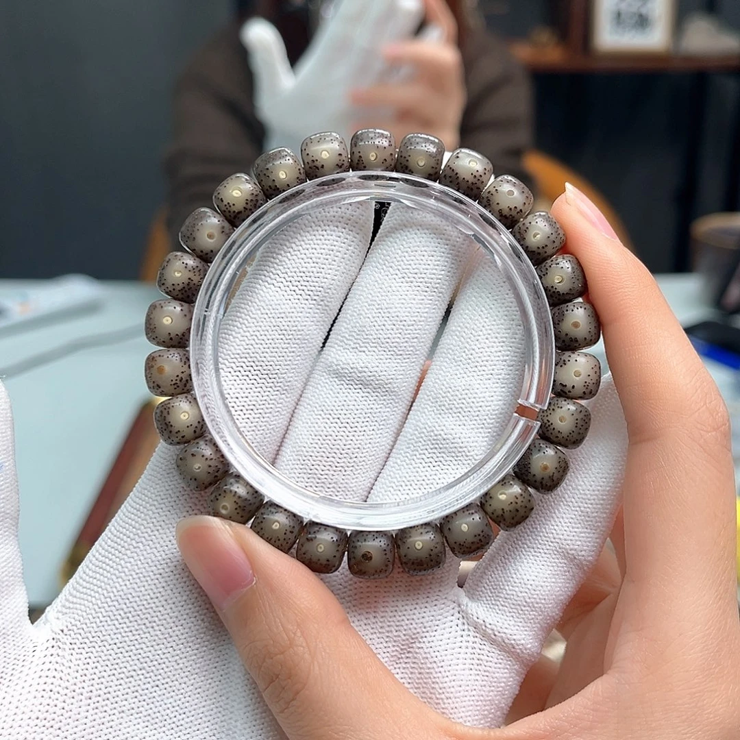 星月菩提手串黑冰单圈