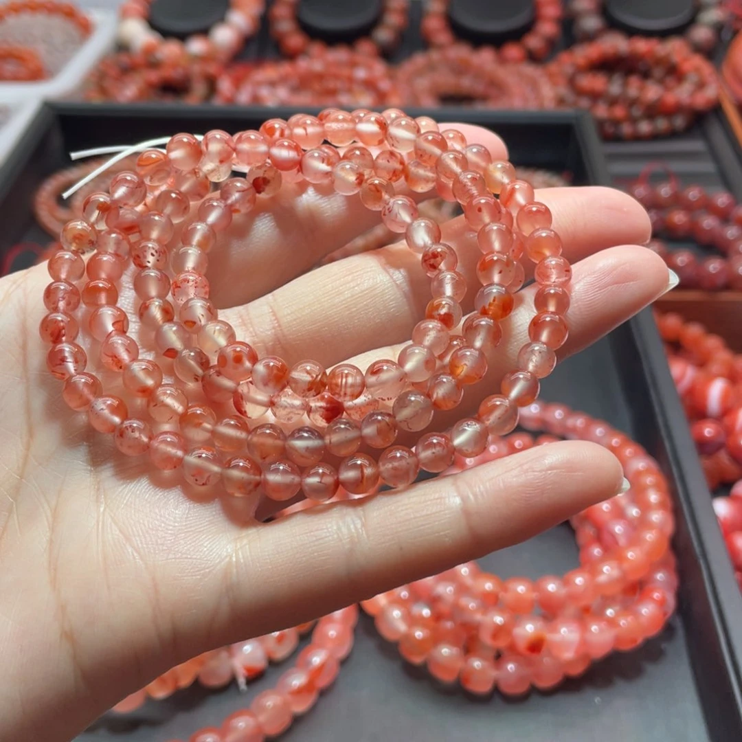 南红玛瑙手链未镶嵌神*