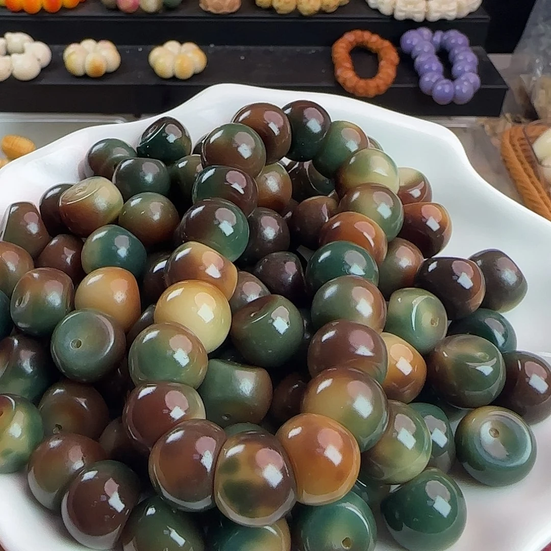 菩提根/象牙果手串卡14敦煌蒜瓣20颗