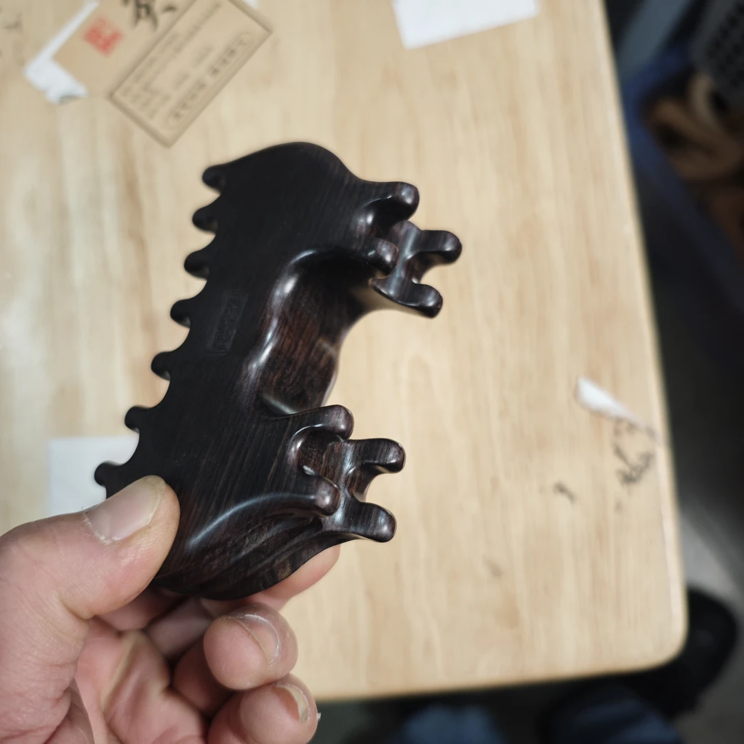 孙善升紫光檀木房子推板疏通全身小巧方便舒服通用