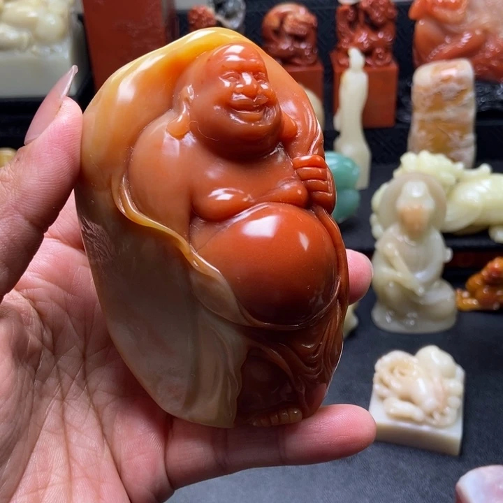 寿山石印石老挝田