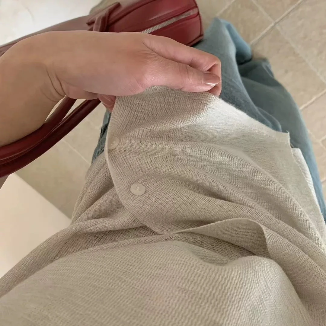 27692韩代高货不规则显瘦针织衫1989衣长69