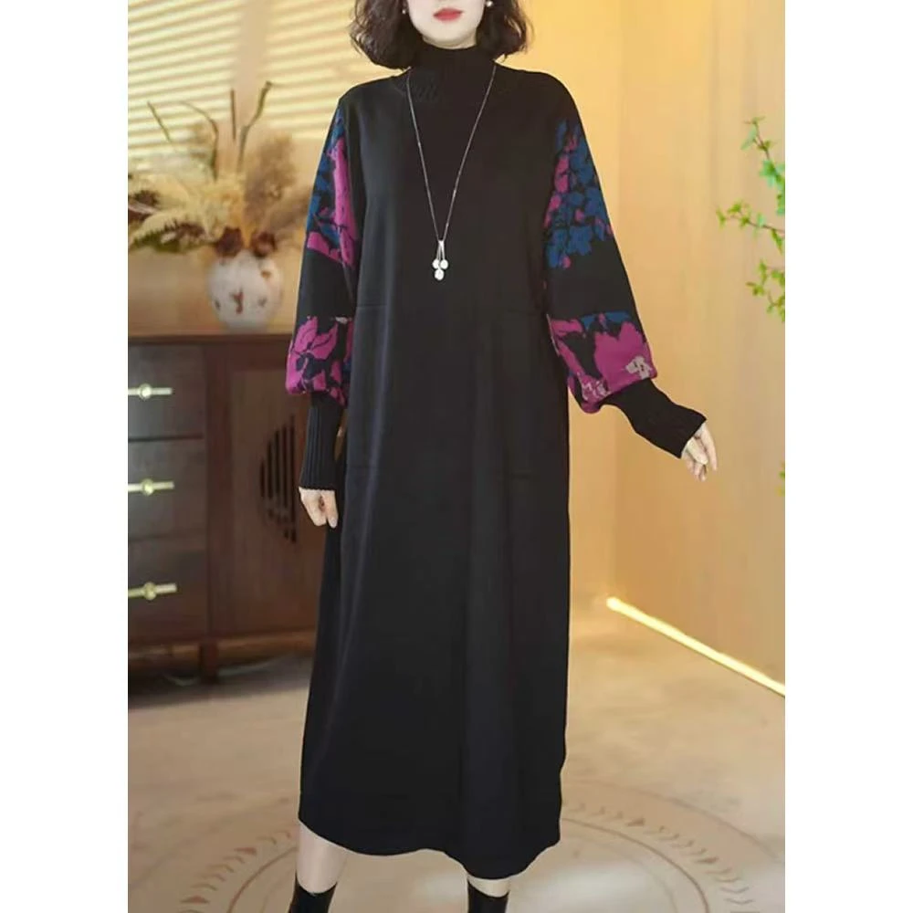 【X443】2025新款时尚百搭宽松显瘦羊绒连衣裙