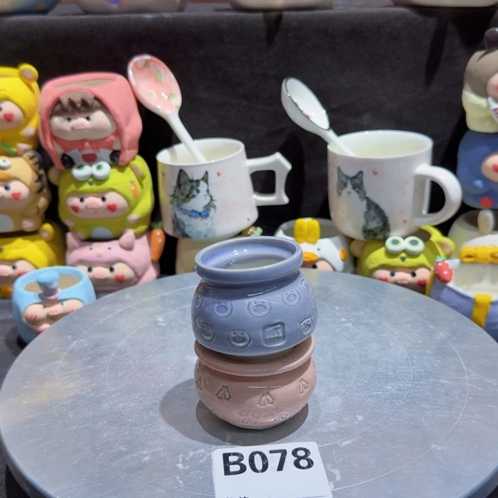 陶瓷微瑕可爱多肉花盆