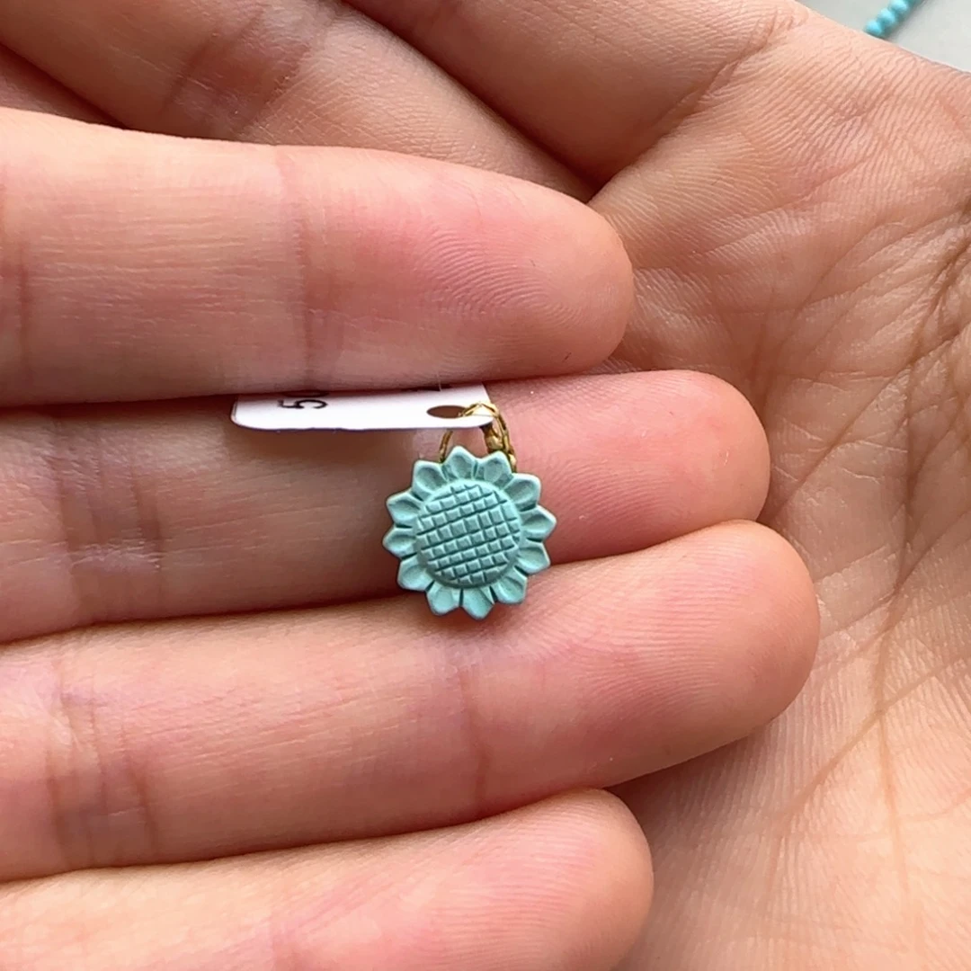 绿松石未镶嵌13太阳花