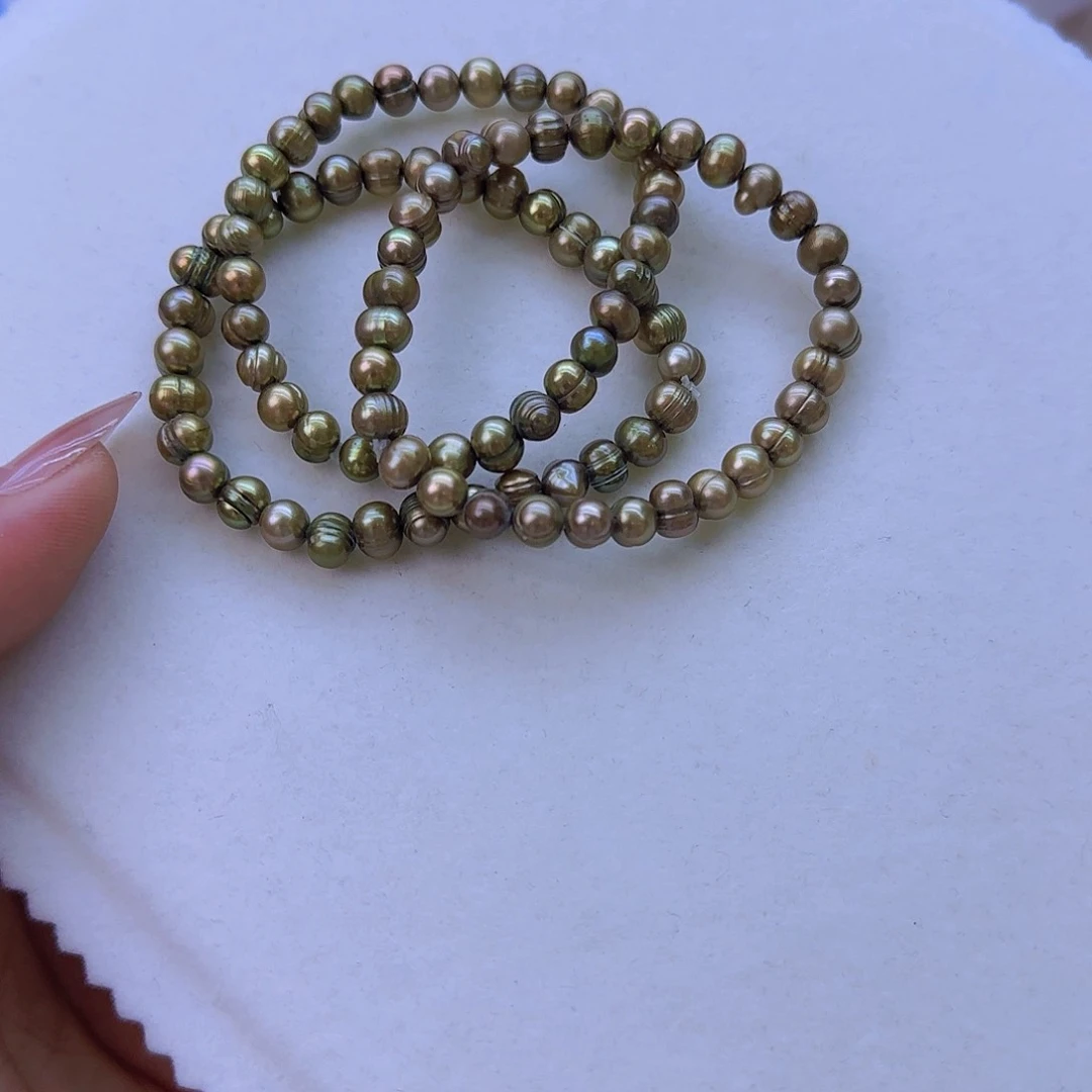 淡水珍珠银S925镶嵌项链定制827