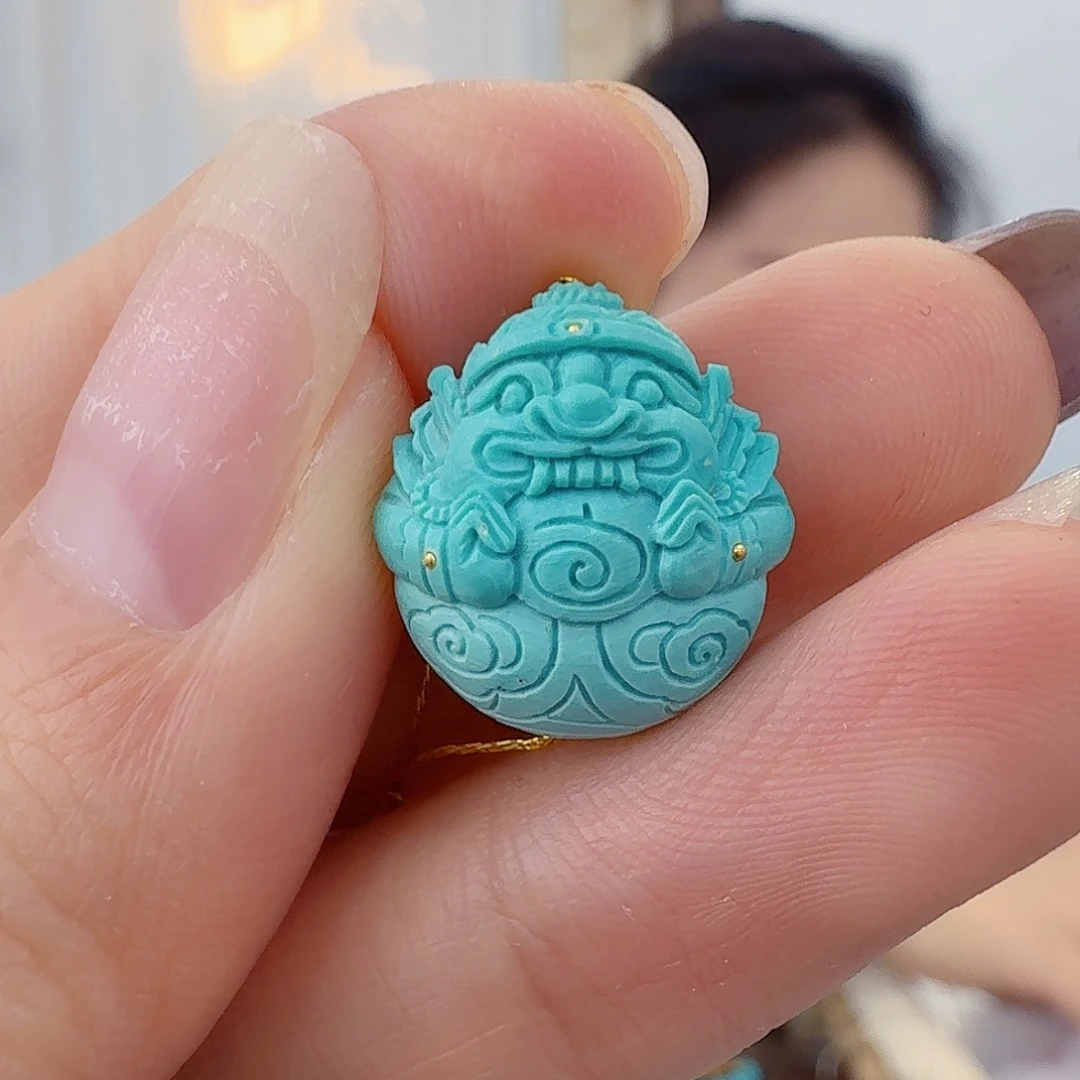 绿松石未镶嵌珠宝半成品